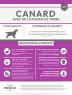 Gamme Super Premium Chien adulte Canard avec de la pomme de terre 15kg